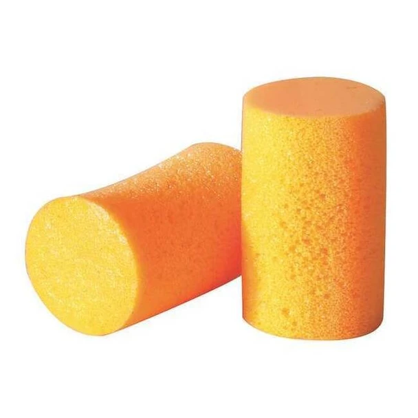 FirmFit(TM) Disposable Foam Ear Plugs, Cylinder Shape, 30 dB, Orange, 200 PK