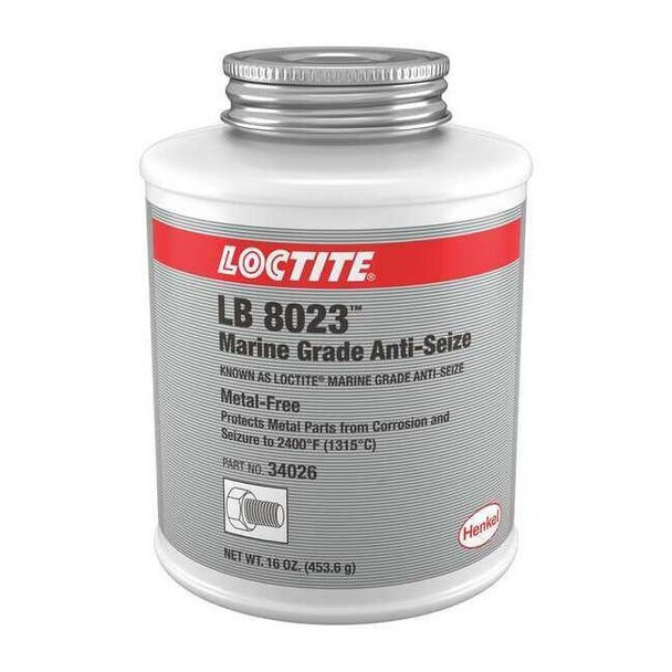 Loctite Anti Seize,Marine,16 oz,Brush Top Can LB 8023 275026