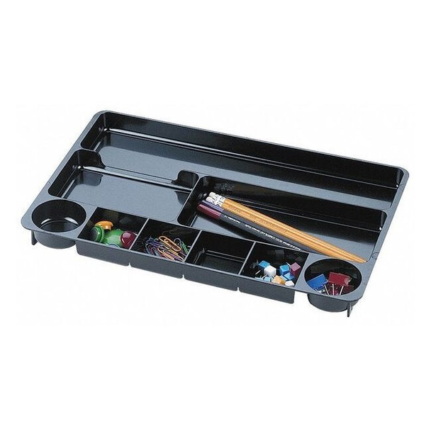 Officemate Drawer Organizer,Black,1 1/8" H 26032