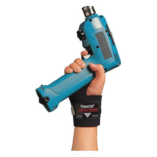 Wrist Support, neoprene, Single Strap, Ambidextrous, Black, Size Universal