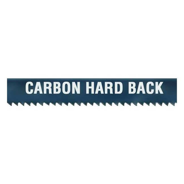 Band Saw Blade, 7 ft. 9-1/2 in L, 1/2" W, 6 TPI, Carbon Steel, 0.025" Thick