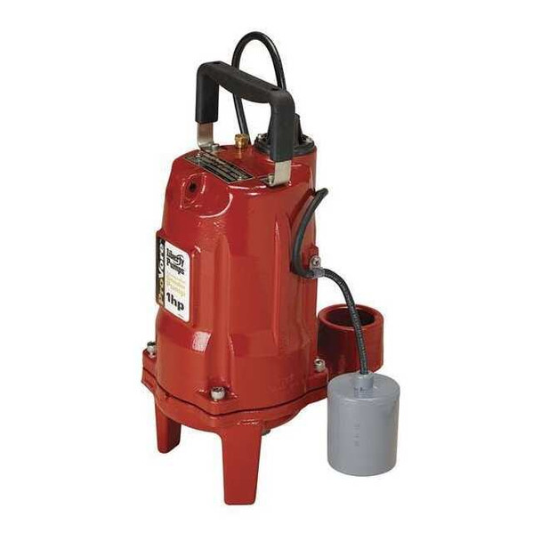 Liberty Pumps Grinder Pump, 10 ft, Single, 115V AC PRG101A