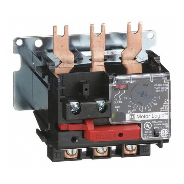 NEMA Overload Relay, 1NC, 15 A Min current, 45 A Max current, 600V AC