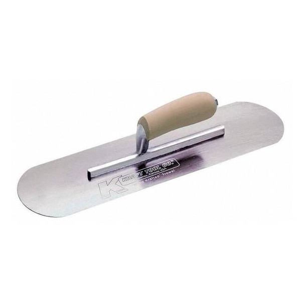 Kraft Tool Pool Trowel,Round,3 x 10 in,Swedish SS CF325