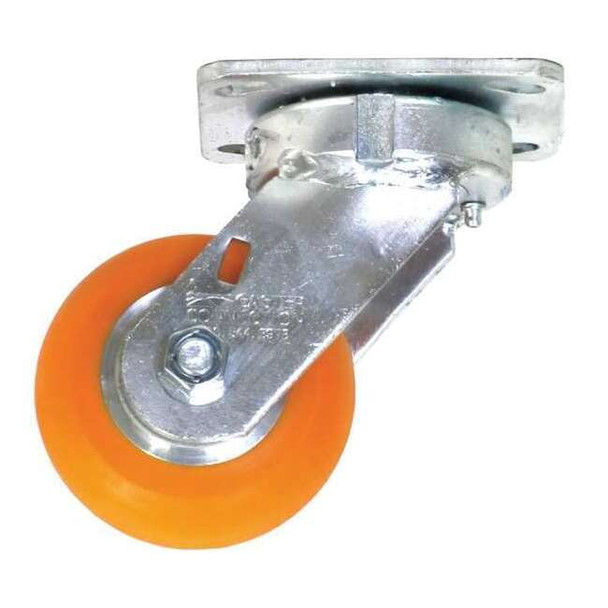 Manufacturer Varies Kingpinless Swivel Plate Caster,Polyurethane,650 lb. CDP-G-6