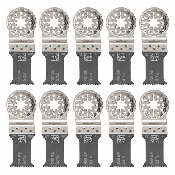 Fein OscillatingToolBlade,L:3 13/16",PK10 63502157290 Fein OscillatingToolBlade,L:3 13/16",PK10 63502157290