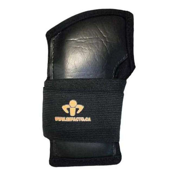 Wrist Support, Vinyl and Foam, Single Strap, Ambidextrous, Black, Size Universal