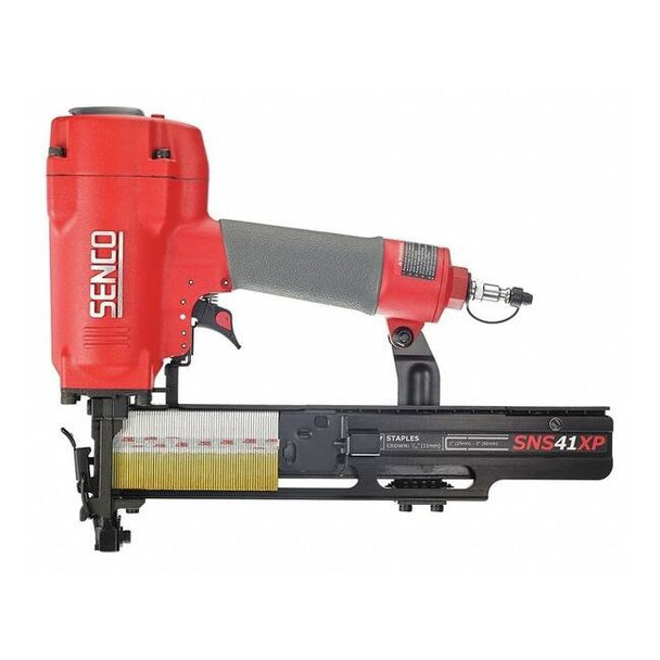 Senco Staple Gun, 3/8 in, Male, NPT, Aluminum SNS41