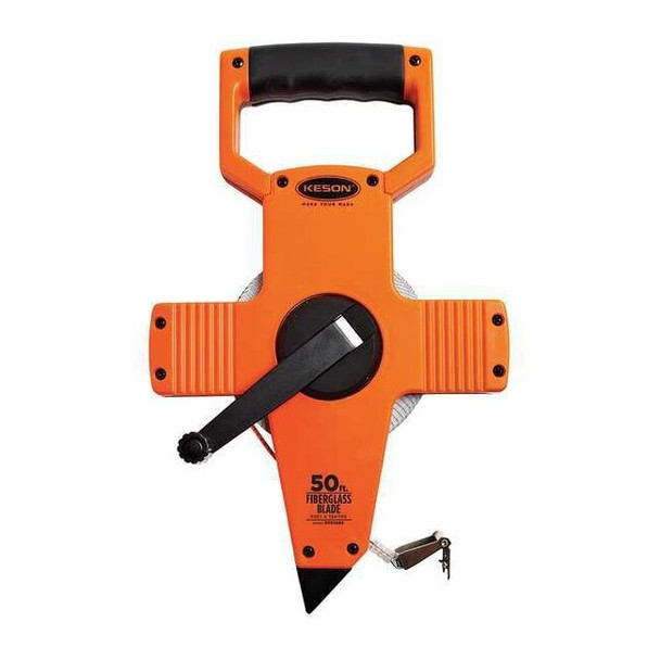 Keson 50 ft Engineer's Tape Measure, 1/2 in Blade OTR-10-50