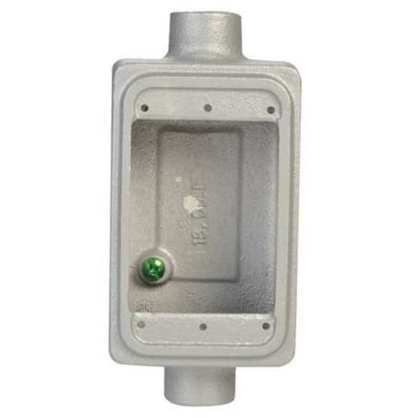 Appleton Electric Weatherproof Box,Aluminum,25cu. in FDC-1-100-A Appleton Electric Weatherproof Box,Aluminum,25cu. in FDC-1-100-A