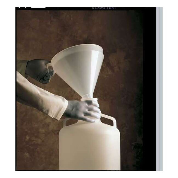 Sp Scienceware Funnel,1.15 gal.,Polypropylene,White H14712-0250