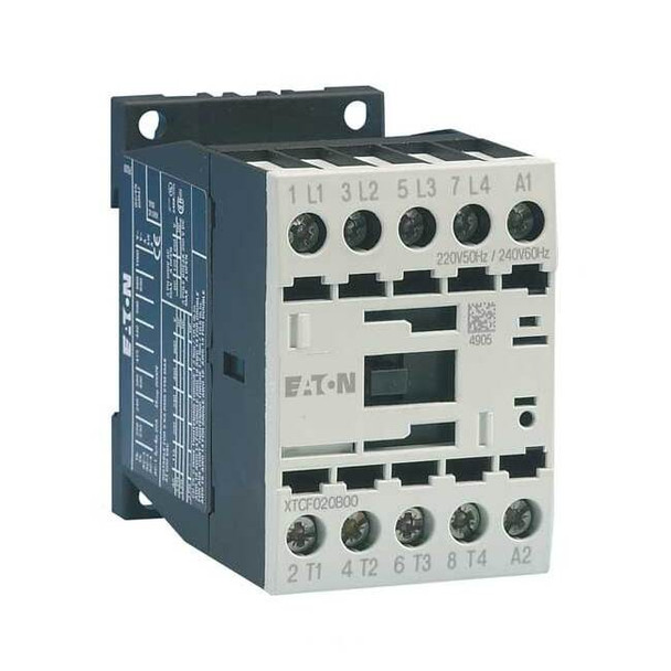 IEC Magnetic Contactor, No Auxiliary Contacts, 24V DC, 4 P, Non-Reversing, Screw