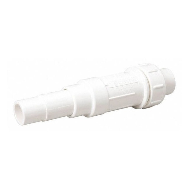 PVC EZ Span Repair Coupling, Solvent x Solvent, 1 in Pipe Size