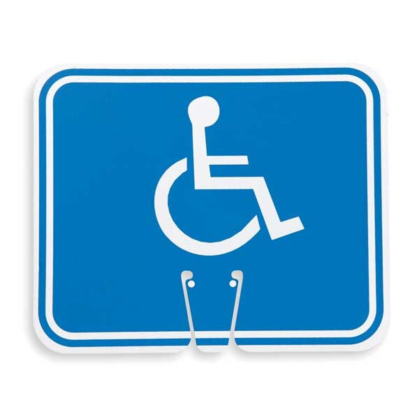 Traffic Cone Sign, 10 1/2 in H, 12 3/4 in W, 03-550-H