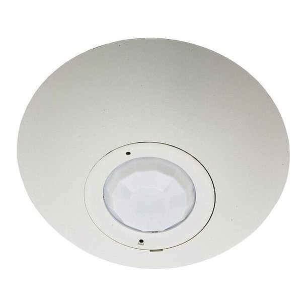 Ceiling Mount Sensor, Occupancy, Hard Wired, White, 1,500 sq ft, LED