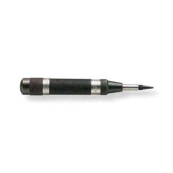 Automatic Center Punch, Length 5 5/8 in, Diameter 5/8 in, Replaceable Point