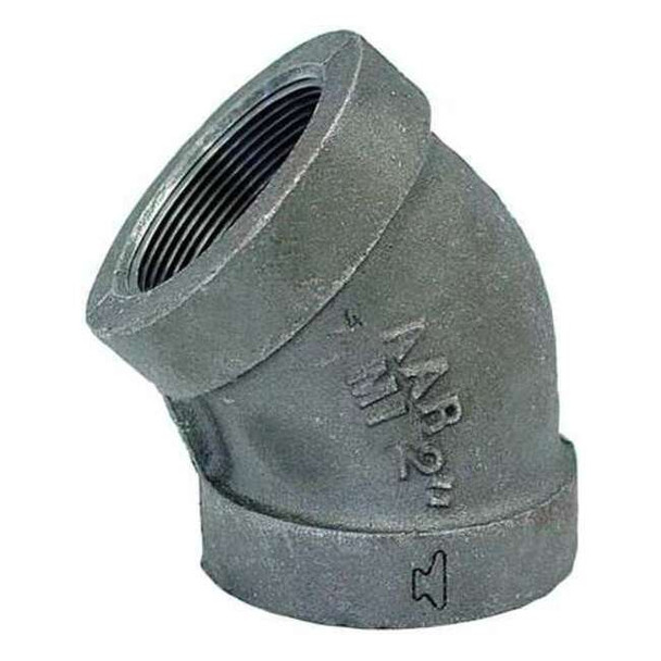 45 Degree Elbow 45 Degree Elbow, 1" Pipe, FNPT, Malleable Iron, Class 300