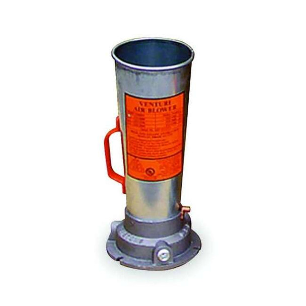 Pneumatic Blower, Venturi, Steel, Overall Length: 16 1/3 in