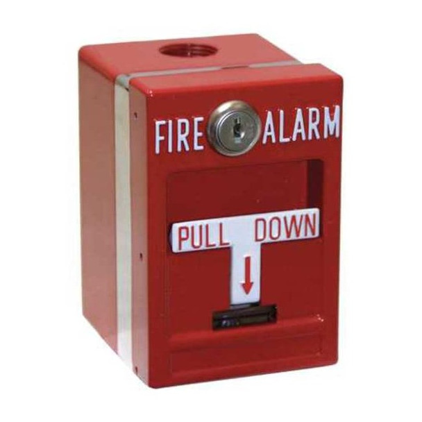 Edwards Signaling Weatherproof pull station Double action key MPSR2-S45W-GE