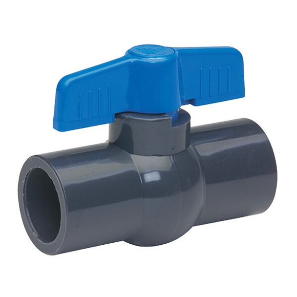Manufacturer Varies 1-1/4" Socket PVC Ball Valve Inline 107-636-NPG