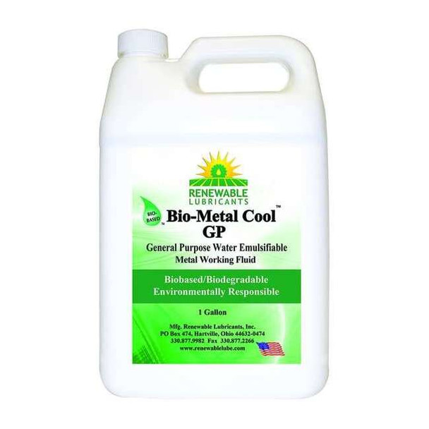 Renewable Lubricants Cutting Oil,1 gal,Bottle 86803