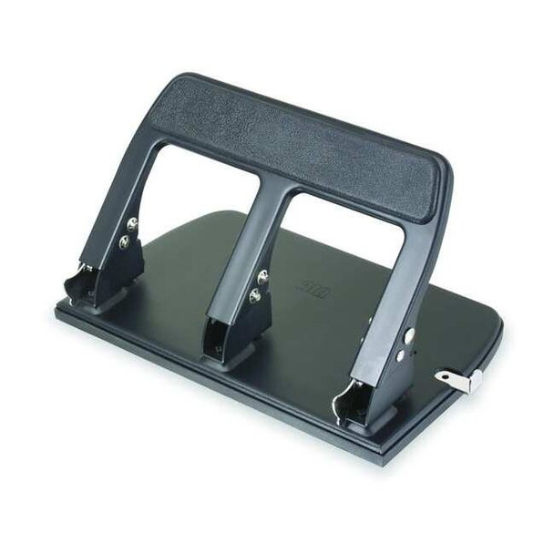 Officemate Heavy Duty Paper Punch,Three Hole,Blk 90089