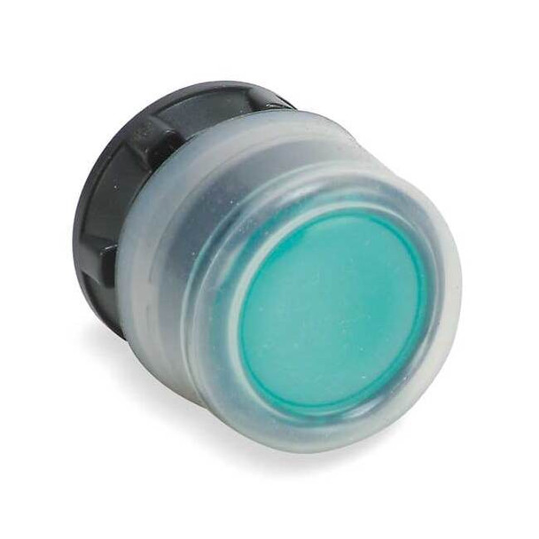 Push Button Operator, Flush, Momentary Action, Push Release, Illuminated, Green