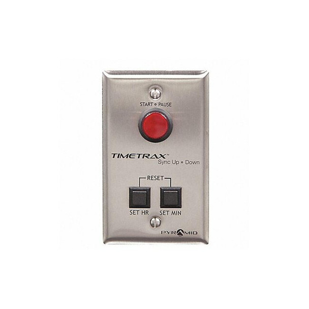 Pyramid 2-3/4" Digital Timer Controller Wall Clock, Silver CTPLATEKIT