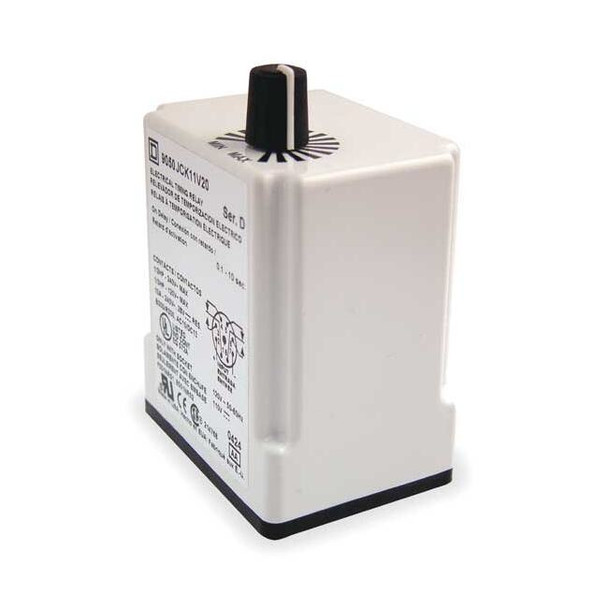 Single Function Time Delay Relay, Octal, On Delay, 1 Functions 110V AC, DPDT