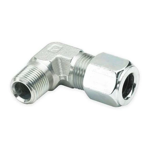 Parker Elbow, (M)FlarelessBite1/4 in, MNPTF1/4 in  4 CBU-S