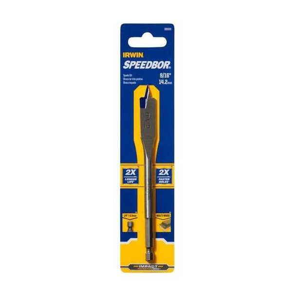 Irwin Spade Blade Drill,7/8in,Carbon Steel 88714