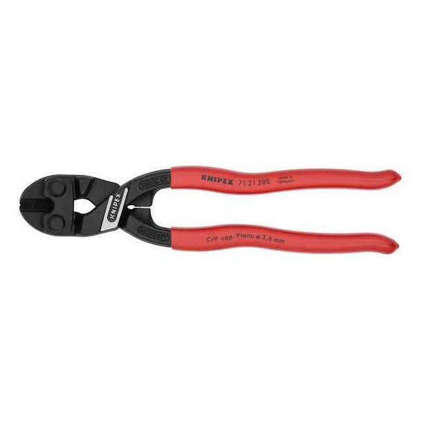Knipex Mini Bolt Cutter,Steel,8 In. L 71 21 200 SBA