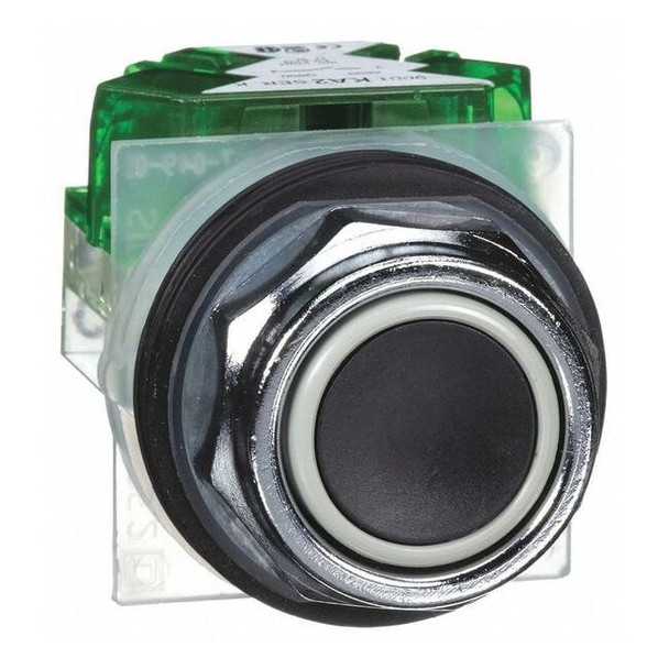 Schneider Electric Push Button Operator, 30 mm, 1NO, Black 9001KR1BH5