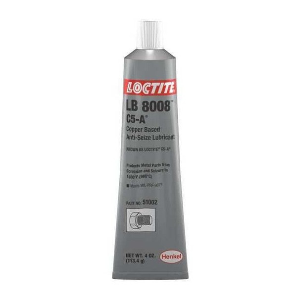 General Purpose Anti-Seize, Copper Base, 4 oz, Tube, LB 8008, C5-A