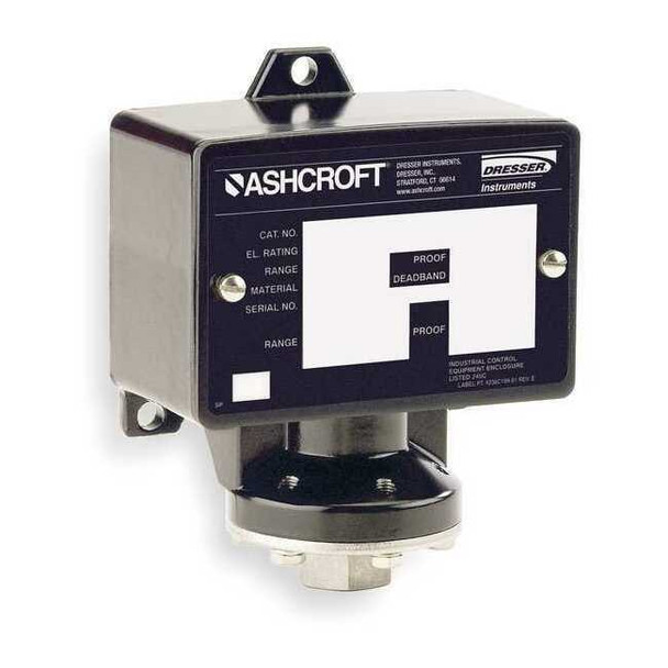 Pressure Switch, Standard, SPDT, 4 Ports, 1/4" FNPT, 6 to 60 psi Range