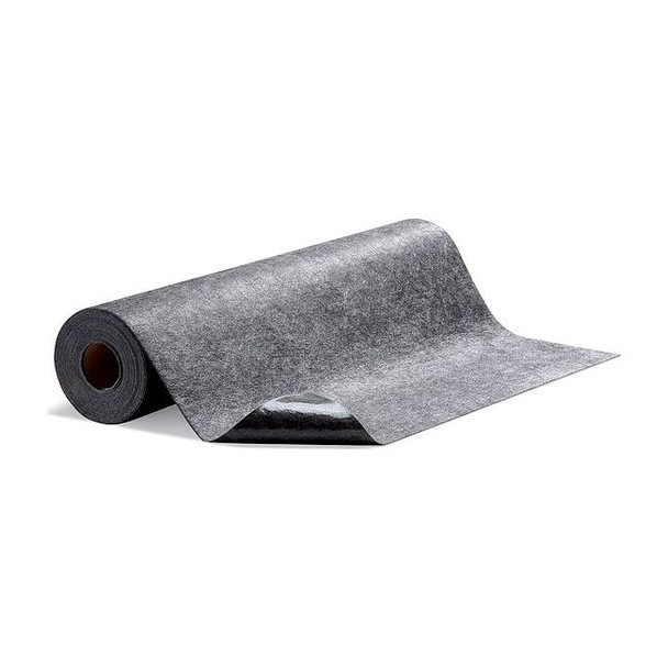 Sorbent Roll, 4 gal, 3 ft x 50 ft, Universal, Gray, Polypropylene