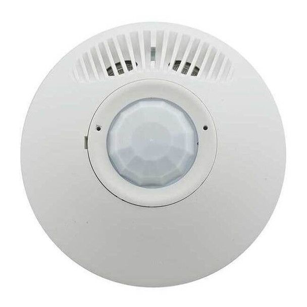 Ceiling Mount Sensor, Occupancy, Photocell, Hard Wired, White, 1,000 sq ft, LED