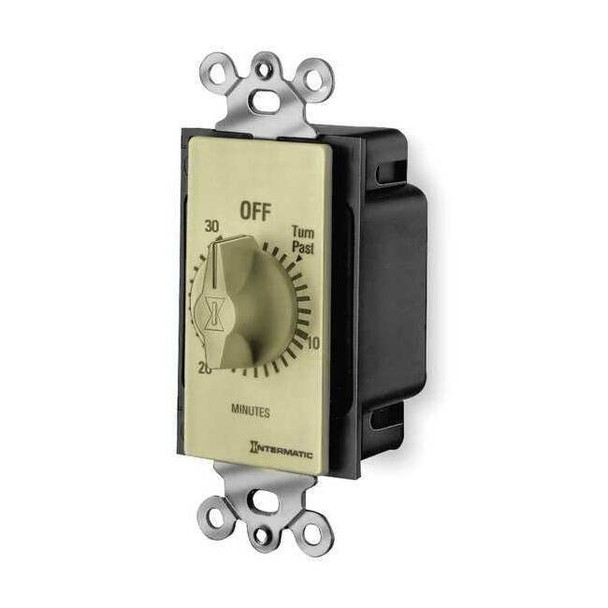 Intermatic Spring-Wound Timer, Ivory, 277V AC FD430M