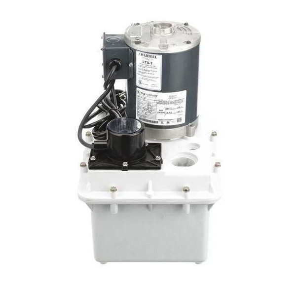 Hartell SinkDrainPumpSystem,8ft,1/3hp,115VAC LTS-1