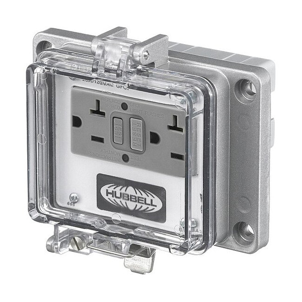 Hubbell Wiring Device-Kellems Access Port,GFCI Power,NEMA Type 4 PR20