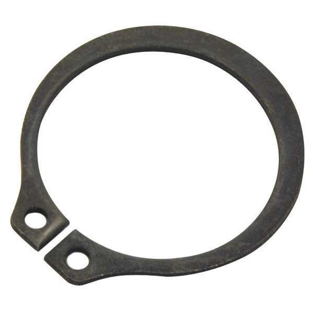External Retaining Ring, Steel, Black Phosphate Finish, 100 PK