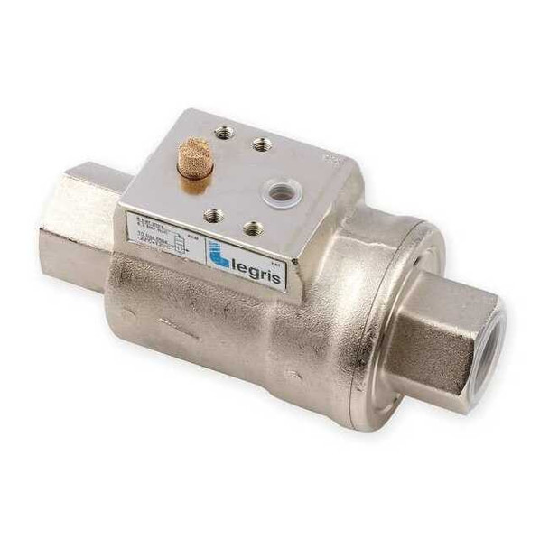 Legris Axial Valve,FNPT,3/4" x 3/4" 4203 20 28 20