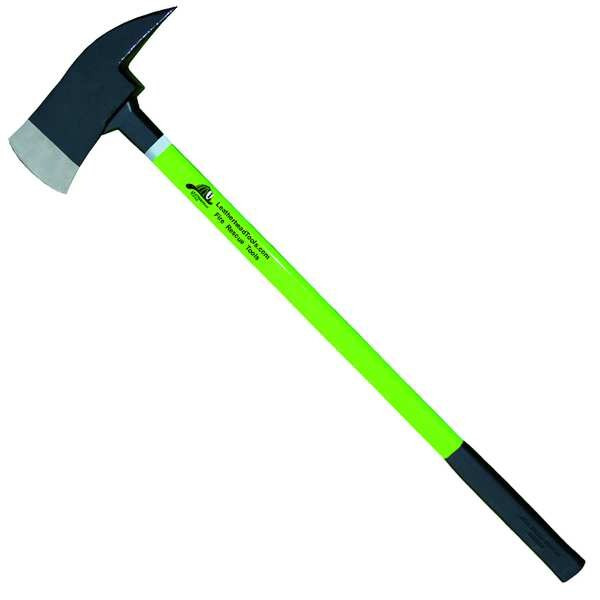Leatherhead Tools Pick Axe, 36" Lime Fiberglass Handle, 6 lb. Head PAL-6
