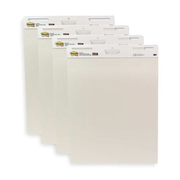 Post-It Easel Pad,Plan,30 In.,White,PK4 559VAD4PK