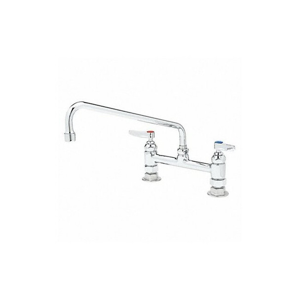 T&s Brass Low Arc,Chrome,T&S,Brass,18.39gpm B-0221