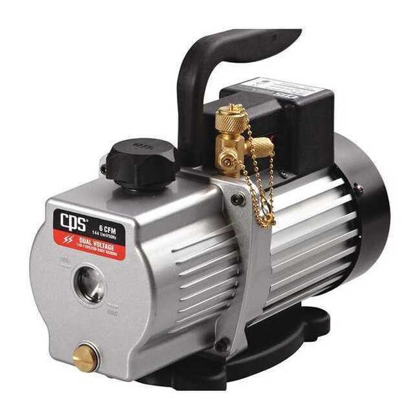 Pro-Set Vacuum Pump, 6 cfm, 50 micron, 120V AC VP6S