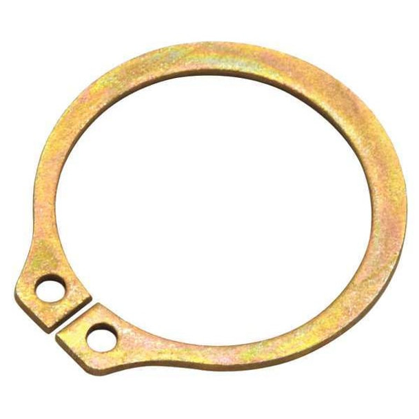 Rotor Clip External Retaining Ring, Steel, Zinc Yellow Finish, 10 PK SH-225ST ZD