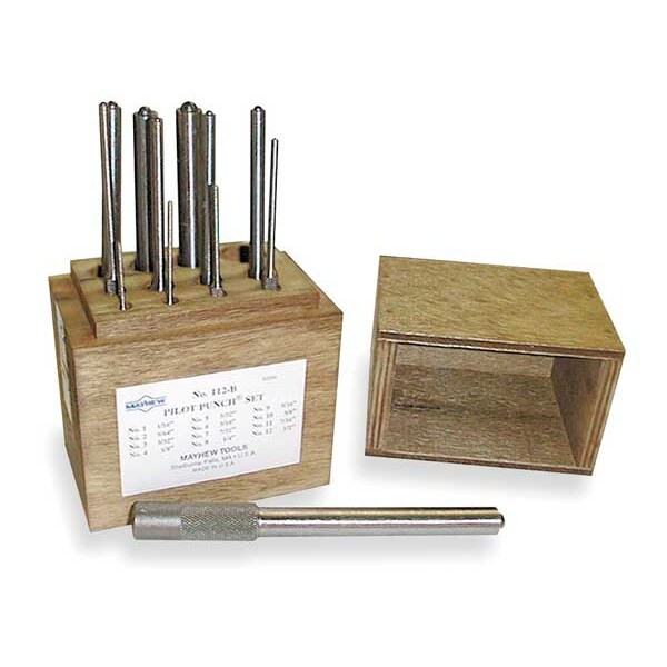 Mayhew Pilot Punch Set,Not Tether Capable 62258