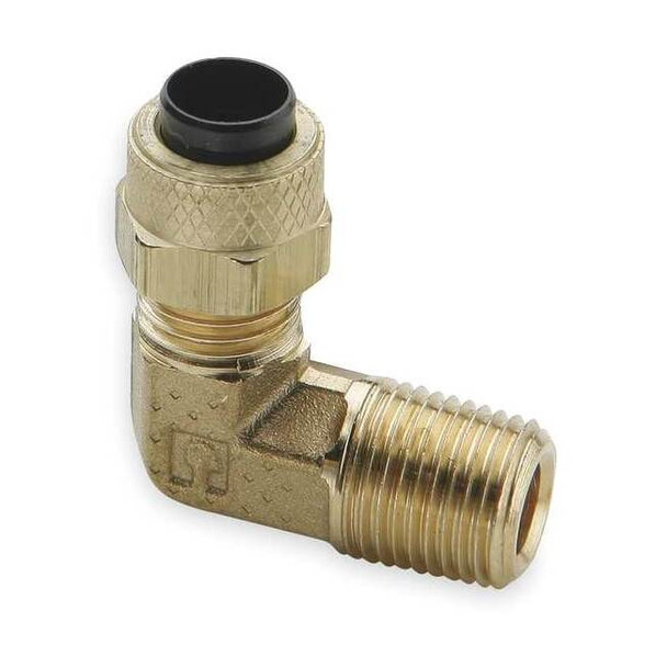 Parker 3/8" Compression x 1/4" MNPT Brass 90 Degree Elbow 10PK 169P-6-4