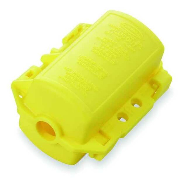 Hubbell Wiring Device-Kellems Plug Lockout,Yellow,5/16 In. Dia. HLDMP